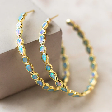Celeste™ | Elegant Gold Circle Earrings